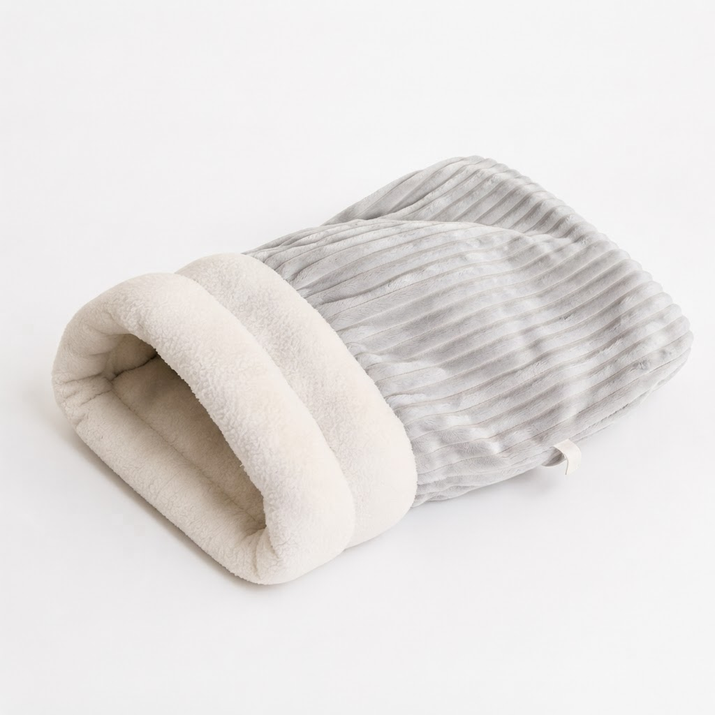 PurrLow Cozy Cat Sleeping Bag - Grey